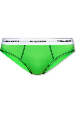 Dsquared2 Undertøj, Dame, Grøn, M, Bomuld, Briefs med logo
