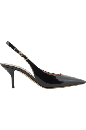 Emporio Armani Sko, Dame, Sort, 39 EU, Læder, Elegante Decollete Sko