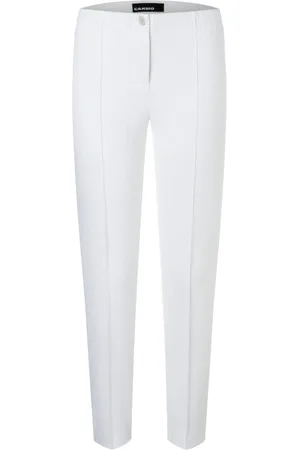 Cambio Bukser, Dame, Hvid, M, Bomuld, Combination Pants