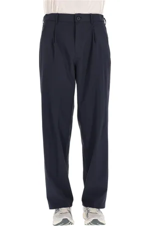 HERNO Bukser, Herre, Blå, S, Polyester, Blå Teknisk Superlet Over Fit Bukser