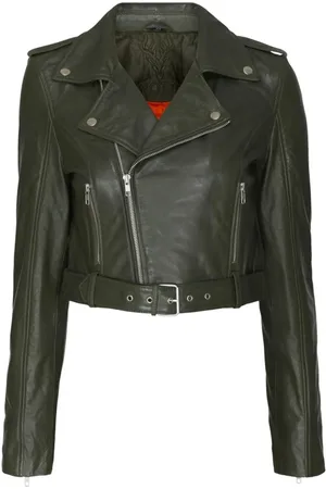 Notyz Jakke, Dame, Sort, 2XL, Uld, Cropped Biker Jakke 11061