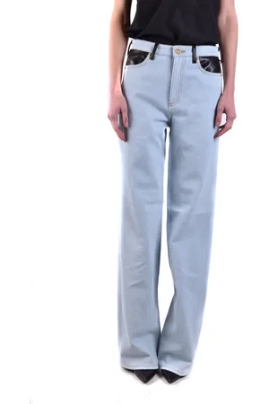 Chiara Ferragni Jeans, Dame, Blå, W26, Bomuld, Straight Jeans