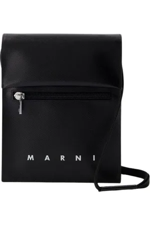 Marni Taske, Herre, Sort, ONE SIZE, Uld, Sort Crossbody Taske Syntetisk Materiale