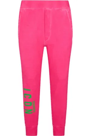 Dsquared2 Bukser, Herre, Lyserød, M, Bomuld, Jogging Bomuldsbukser