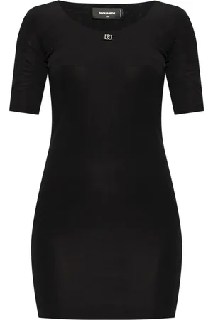 Dsquared2 Kjole, Dame, Sort, S, Abito Kort Kjole