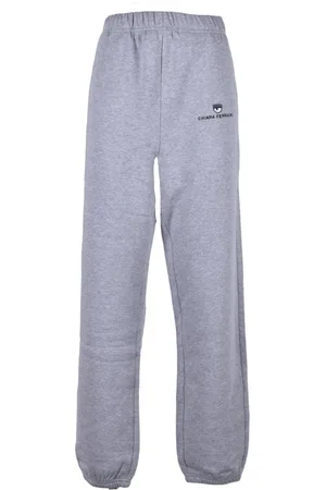 Chiara Ferragni Bukser, Dame, Grå, M, Bomuld, Bomuld Pantalone