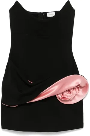 MAGDA BUTRYM Kjole, Dame, Sort, XS, Applikeret Kjole