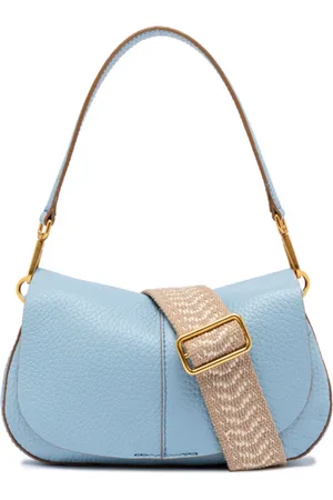 Gianni chiarini Taske, Dame, Blå, ONE SIZE, Uld, Rund Skuldertaske Blå Ss25