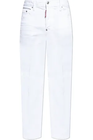 Dsquared2 Jeans, Herre, Hvid, XL, Bomuld, Skater Jean