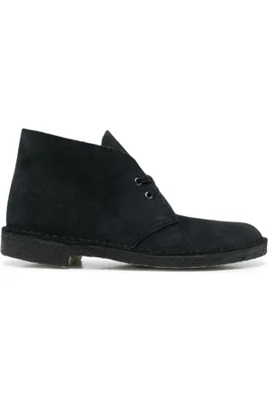 Clarks Sko, Herre, Blå, 42 1/2 EU, Suede, Desert Navy Suede Støvle