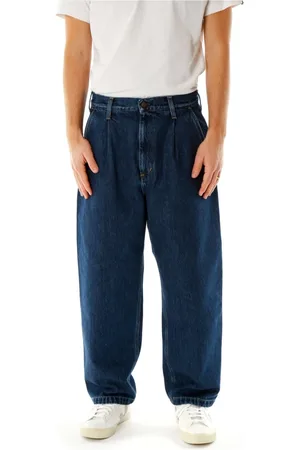 Carhartt Jeans, Herre, Blå, W29, Denim, Loose Tapered Fit Denim Jeans