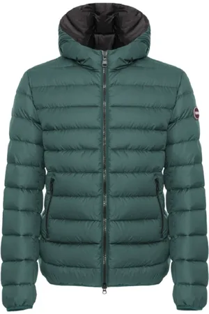 Colmar Jakke, Herre, Grøn, 2XL, Uld, Hætteforet Puffer Jakke