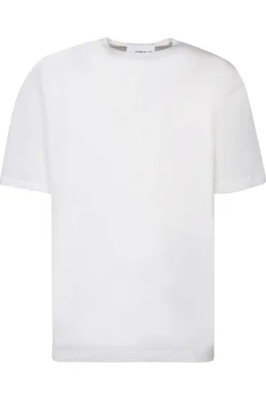 COSTUMEIN Top, Herre, Hvid, L, Uld, Hvide Linned T-shirts Stilfuld Opgradering