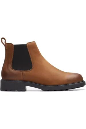Clarks Sko, Dame, Brun, 37 EU, Læder, Chelsea Støvler Orinoco 2 Lane