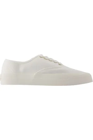 Maison Kitsuné Sko, Dame, Hvid, 40 EU, Bomuld, Canvas Snøresko