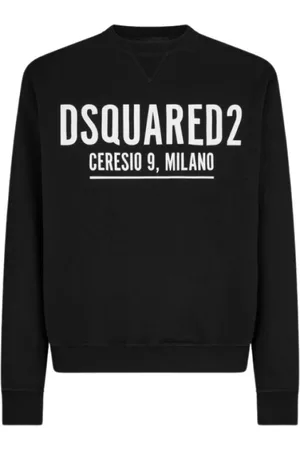 Dsquared2 Sweathshirts & Hoodies, Herre, Sort, M, Bomuld, Icon Ceresio Hoodie med justerbar snøre