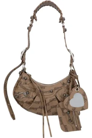 Balenciaga Taske, Dame, Brun, ONE SIZE, Uld, Laeder -tasker
