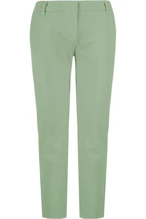 Bomboogie Bukser, Dame, Grøn, XS, Bomuld, Letvægts Stretch Bomuld Twill Chino Bukser