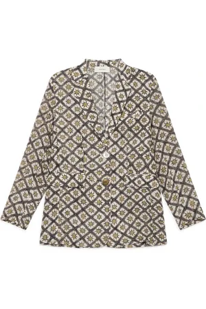 Maliparmi Jakke, Dame, Grå, L, Magnolia Batik Jakke