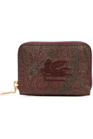 Etro Tilbehør, Dame, Brun, ONE SIZE, Bomuld, Arnica Wallet