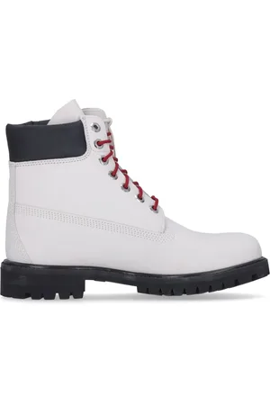 Timberland Sko, Herre, Hvid, 40 EU, Læder, Premium Lyse Hvide Høje Støvler