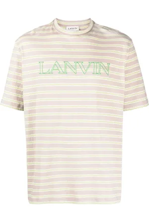 Lanvin Top, Herre, Hvid, M, Bomuld, Hvid Basic T-shirt