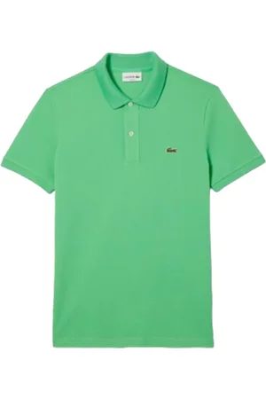 Lacoste Top, Herre, Grøn, XL, Bomuld, Klassisk Polo Shirt