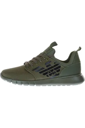 EA7 Sko, Herre, Grøn, 39 EU, Sneakers