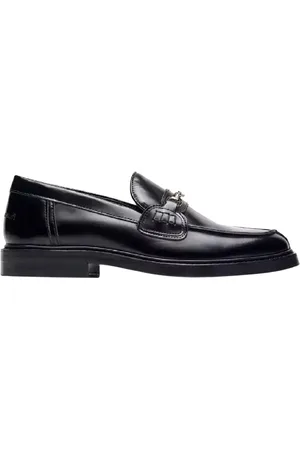 Filling pieces Sko, Dame, Sort, 41 EU, Læder, Sorte Læder Loafers
