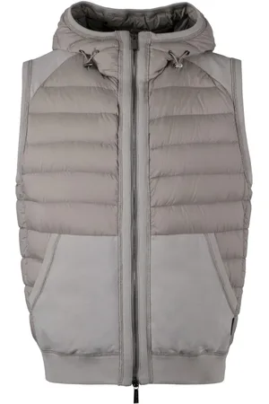 MOORER Jakke, Herre, , M, Bomuld, Hætte Goose Down Bodywarmer