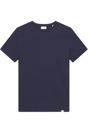 Les Deux Top, Herre, Blå, S, Bomuld, Timeless Crew Neck T-Shirt