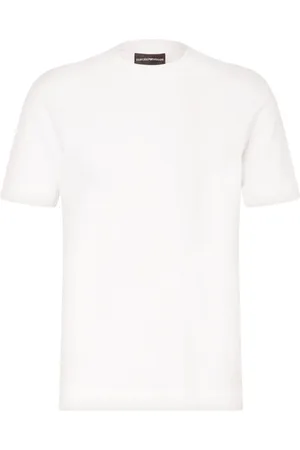 Emporio Armani Top, Herre, Hvid, M, Bomuld, Travel Essential Kortærmet T-shirt