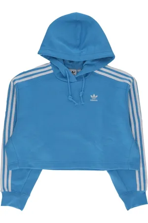 adidas Sweathshirts & Hoodies, Dame, Blå, L, Bomuld, Short Hoodie Sky Rush