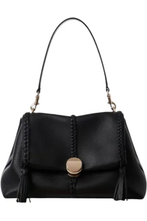 Chloé Taske, Dame, Sort, ONE SIZE, Uld, Soft Penelope Skuldertaske