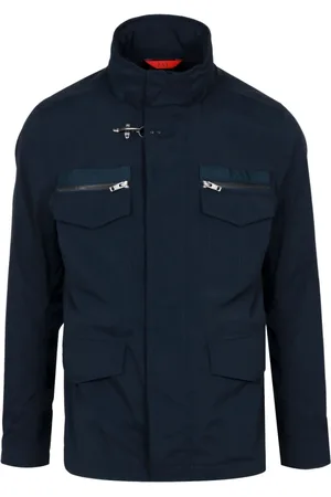 FAY Jakke, Herre, Blå, S, Uld, Field Jacket