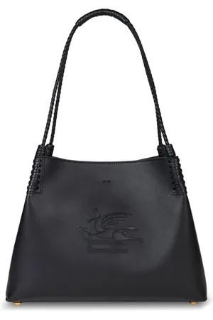 Etro Taske, Dame, Sort, ONE SIZE, Læder, Lille Libra Læder Shopper Taske