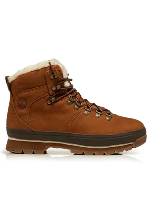 Timberland Sko, Dame, Brun, 36 EU, Uld, Euro Hiker WP Fur Lined Saddle