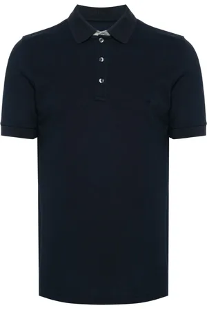 FAY Top, Herre, Blå, 3XL, Bomuld, Blå Polo Shirt