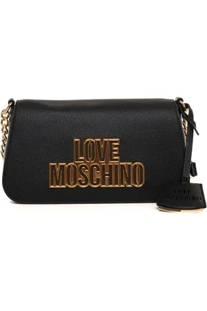 Moschino Taske, Dame, Sort, ONE SIZE, Uld, Stilfuld lille taske med justerbar rem