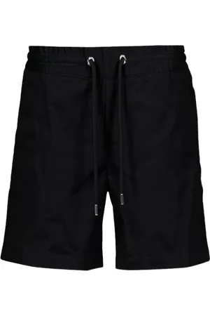 Moncler Shorts, Herre, Sort, S, Bomuld, Bomulds Shorts med Korte Ærmer