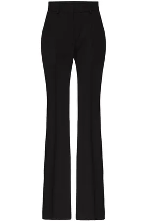 Sportmax Bukser, Dame, Sort, 2XS, Uld, Stilfulde Brede Bukser