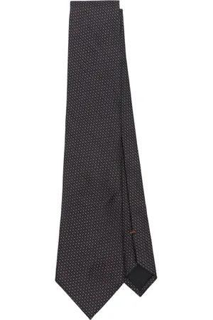Ermenegildo Zegna Tilbehør, Herre, Blå, ONE SIZE, Luksuriøs silkeslips