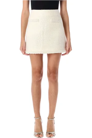Self-Portrait Nederdel, Dame, , XS, Pearl Trim Mini Skirt