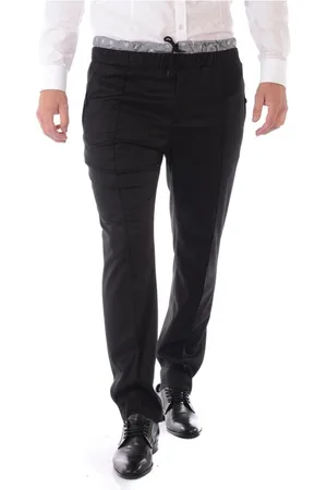 D.A. Daniele Alessandrini Bukser, Herre, Sort, XL, Uld, Jeans