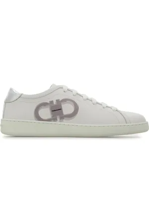 Salvatore Ferragamo Sko, Dame, Hvid, 36 EU, Læder, Optical Brandy Sneakers