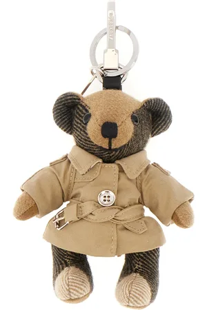 Burberry Tilbehør, Dame, , ONE SIZE, Cashmere, Thomas Bear Charm med Trenchcoat
