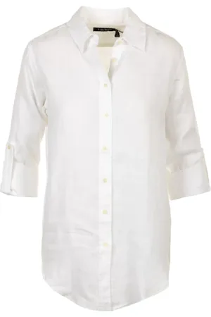 Ralph Lauren Bluser & Skjorter, Dame, Hvid, XS, Hvide Skjorter til Kvinder