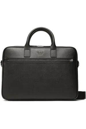 Emporio Armani Taske, Herre, Sort, ONE SIZE, Uld, Laptop Taske