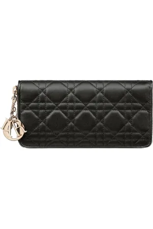 Dior Tilbehør, Dame, Sort, ONE SIZE, Voyageur Wallet med lynlåslomme