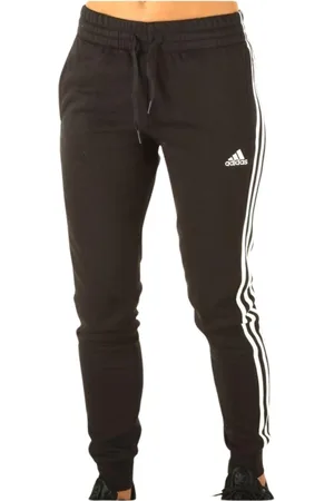 adidas Bukser, Dame, Sort, XS, Bomuld, Sweatpants med print